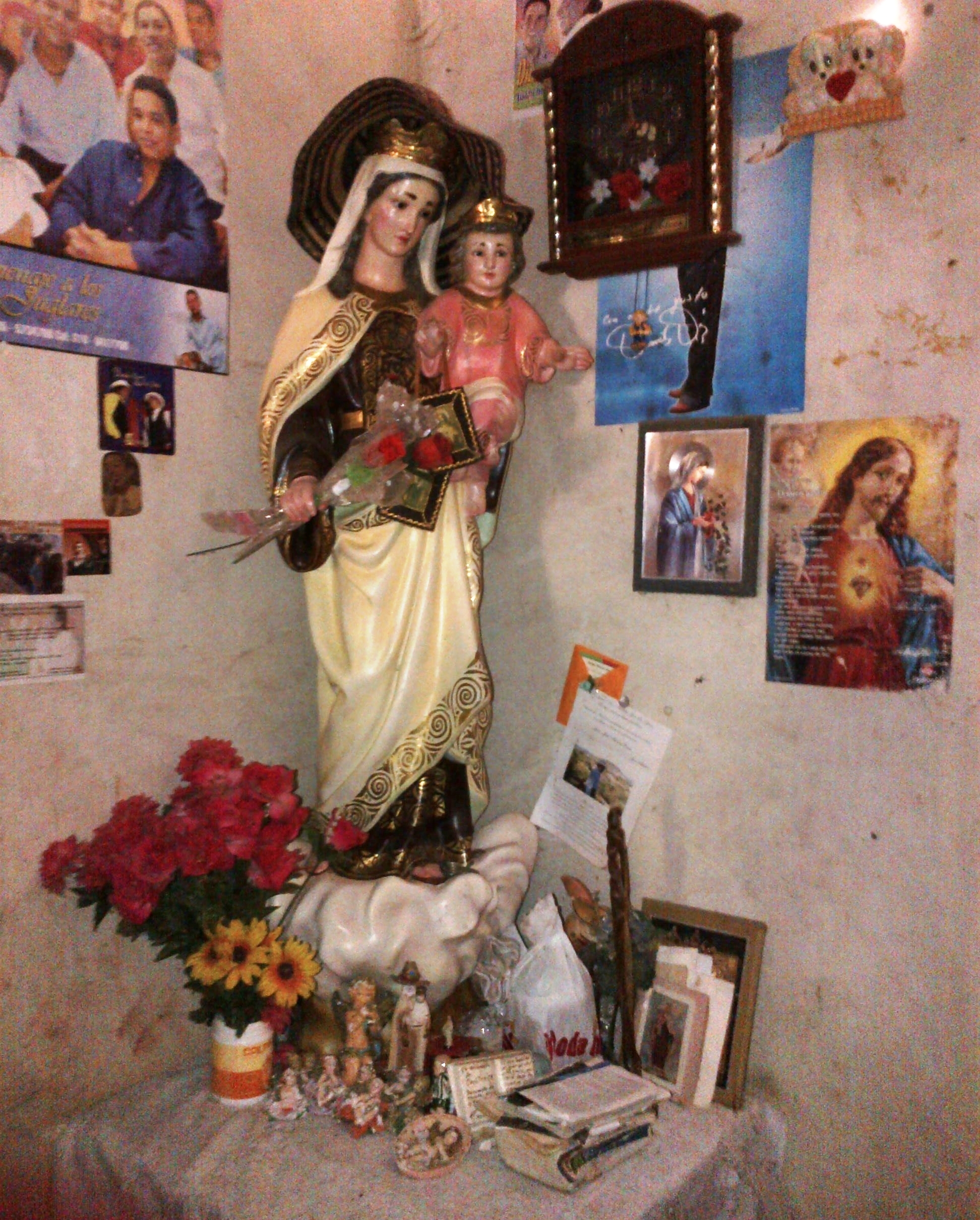 Imagen de la Virgen del Carmen que regaló Juancho Rois. Foto Juan Rincón Vanegas
